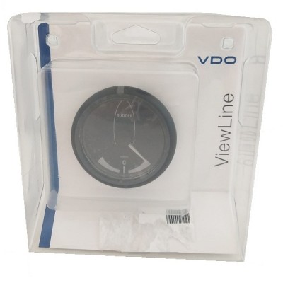 Indicatore angolo di barra 45° 12V D. 85 mm NERO