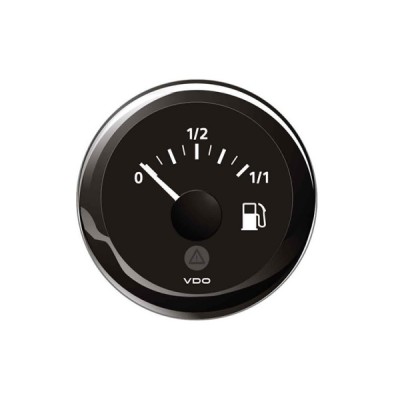 Indicatore carburante 12/24V 10/180 ohm NERO