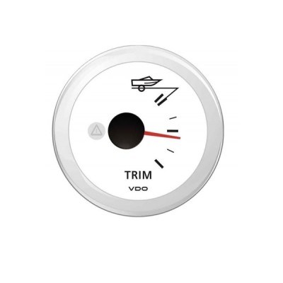Indicatore trim VDO 167/10 ohm 12/24V BIANCO