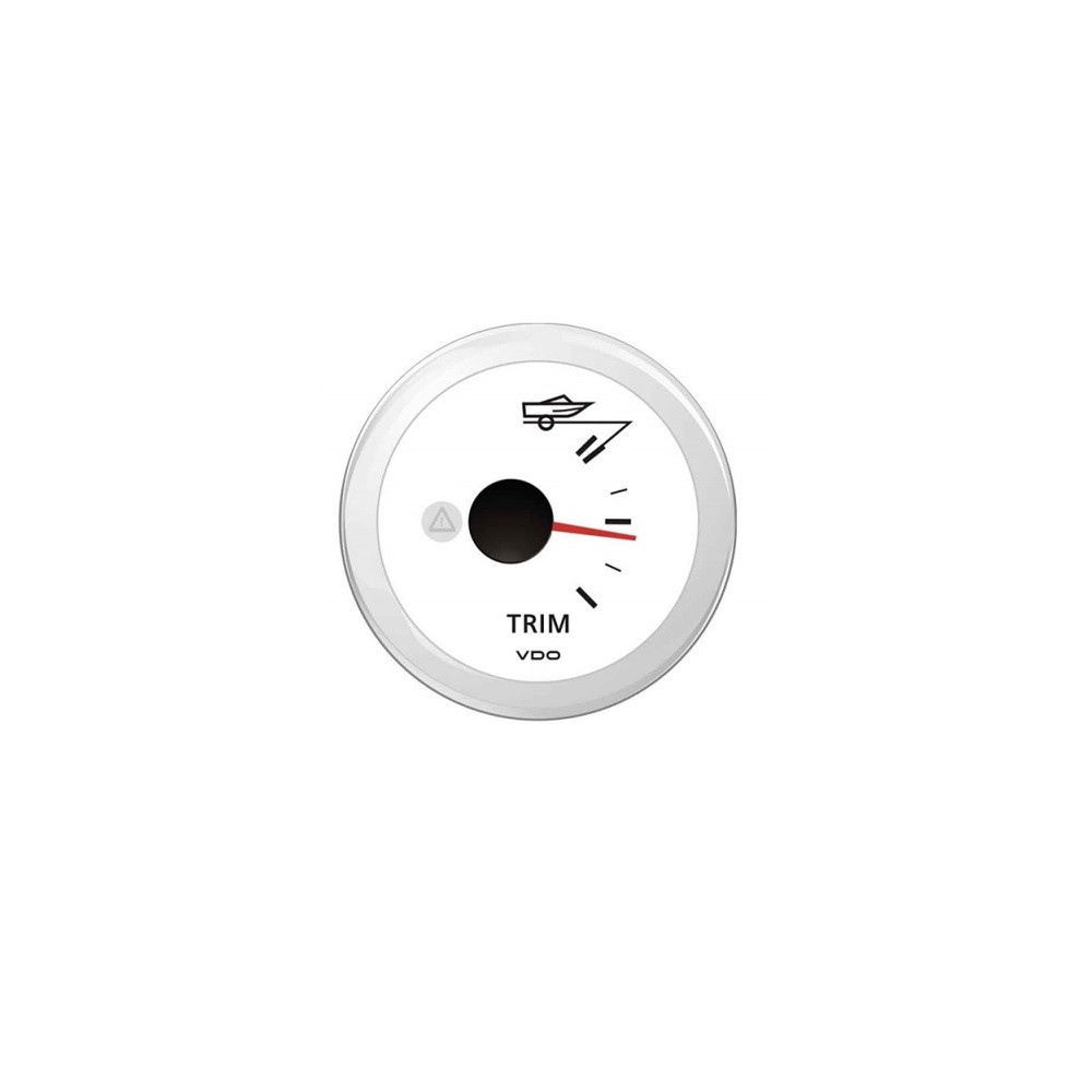 Indicatore trim VDO 167/10 ohm 12/24V BIANCO