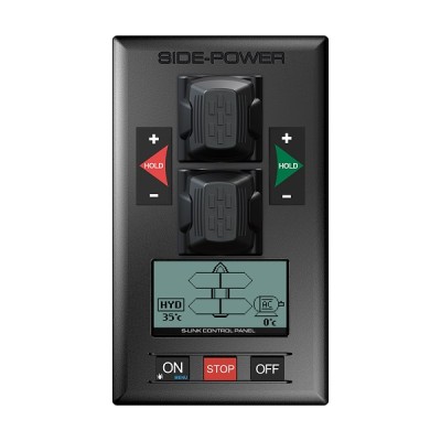 Pannello speciale S-Link doppio mod. proporzionali con display 12/24V Sleipner (Side-Power)