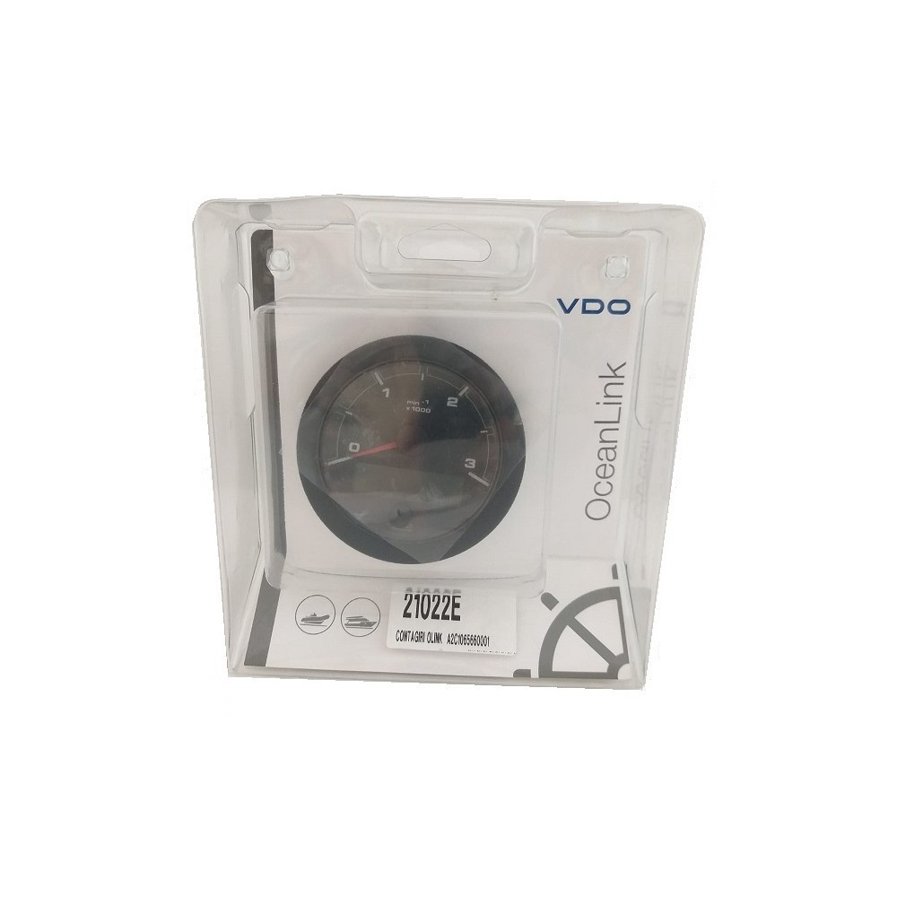 Tacometro VDO 3000 RPM NERO