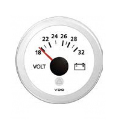 Voltmetro 18-32 24V BIANCO