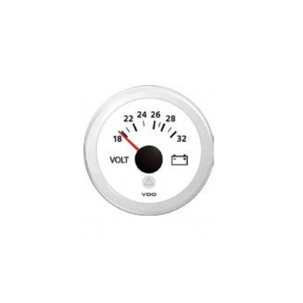 Voltmetro 18-32 24V BIANCO