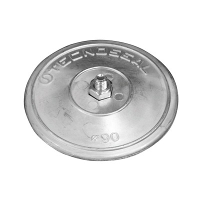 Zinco rosetta D. 90 mm
