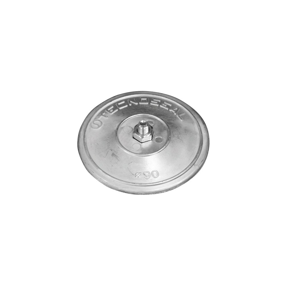 Zinco rosetta D. 90 mm