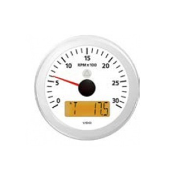 Contagiri C/contaore 3000 G/I 12/24V BIANCO