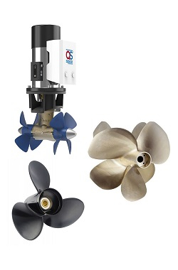 Propellers / Propeller axles / Thruster propellers