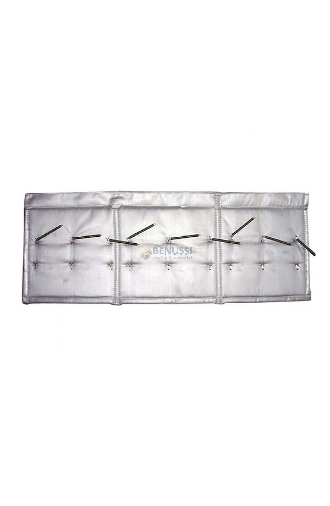 Copertura termoisolante fibre vetro/ceramica tubo D. 70 mm (100x38 cm)