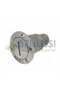 Tappo imbarco inox 316 WASTE D. 38 mm