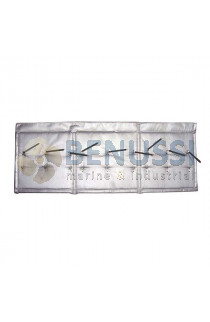 Copertura termoisolante fibre vetro/ceramica tubo D. 70 mm (100x38 cm)