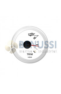Indicatore trim BIANCO 167/10 OHM 12/24V